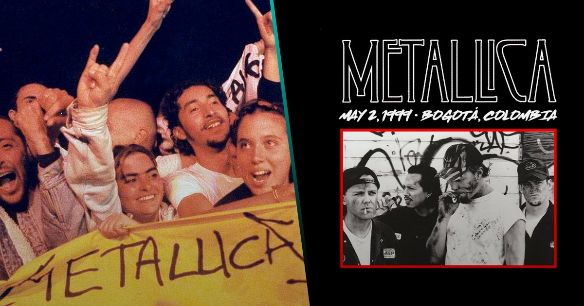 Metallica sube a YouTube su concierto en Colombia de 1999 LifeBoxset