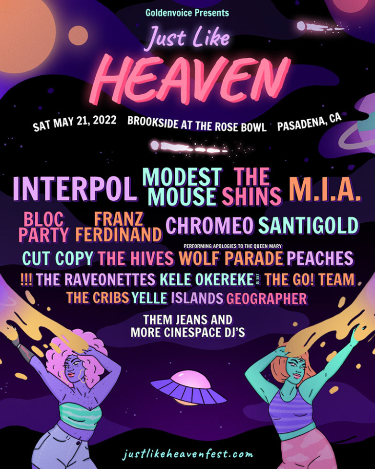 Just Like Heaven 2022 Festival de indie rock con Interpol, The Shins