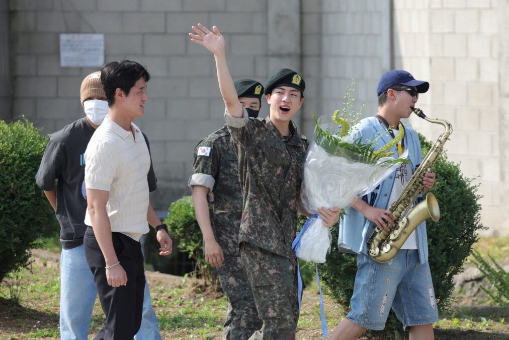 BTS se reunió para celebrar que Jin terminó su servicio militar